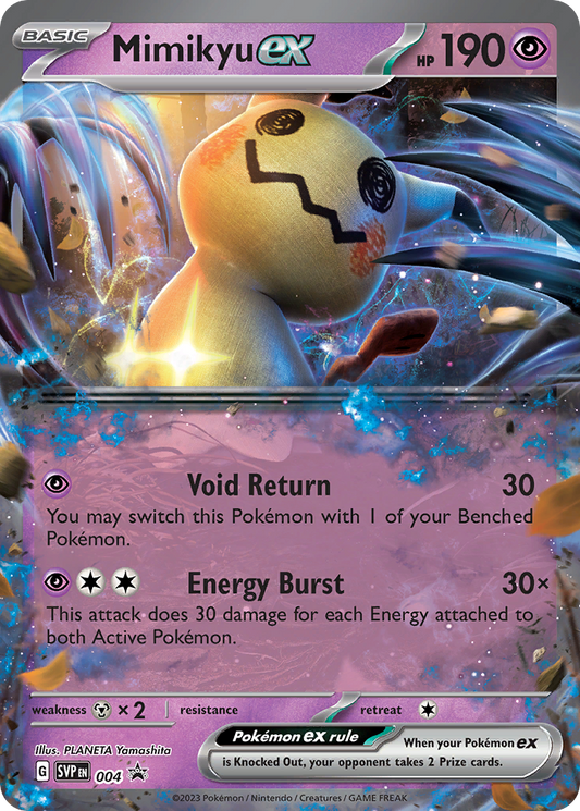 Mimikyu ex – Scarlet & Violet Black Star Promos