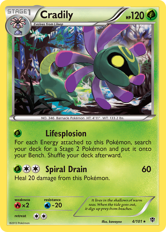Cradily – Plasma Blast