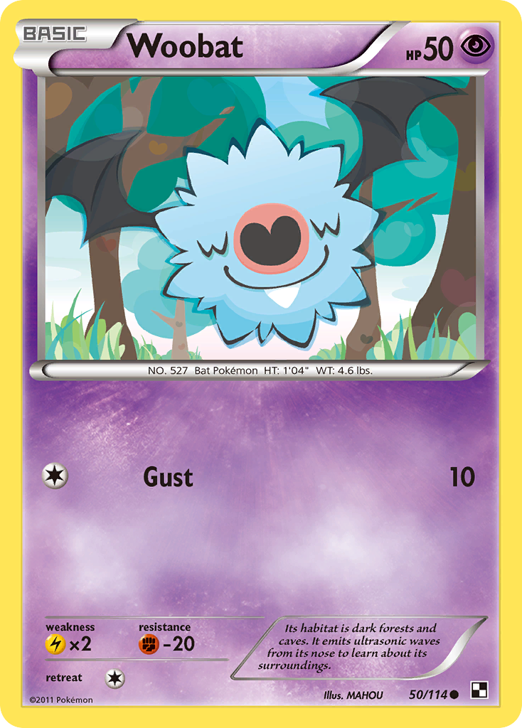 Woobat – Black & White