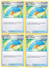 Pokemon Fan of Waves 127/163 - Battle Styles - Rapid Strike Trainer Card Lot - Playset x4