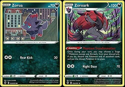 Pokemon Zoroark 103/203 Evolving Skies - Rare Stage 1 Collectible Card