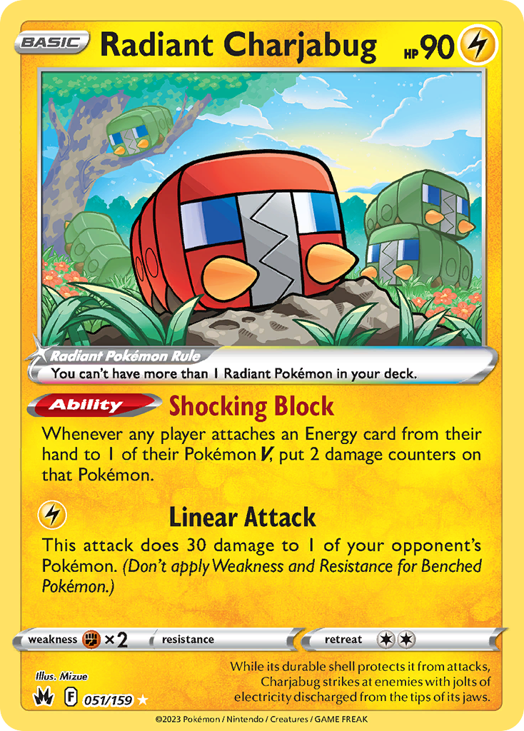 Radiant Charjabug – Crown Zenith