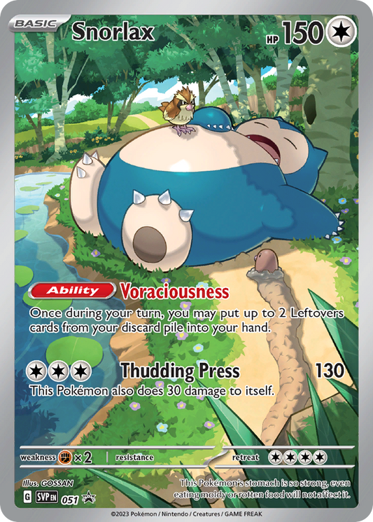 Snorlax – Scarlet & Violet Black Star Promos