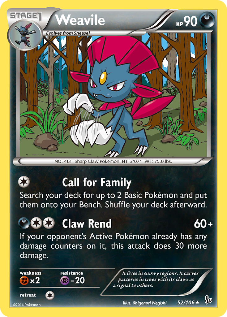 Weavile – Flashfire