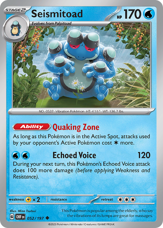 Seismitoad – Obsidian Flames