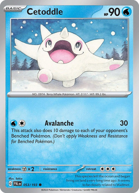Cetoddle – Paldea Evolved