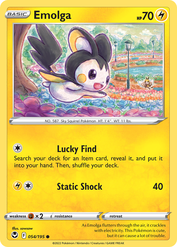 Emolga – Silver Tempest