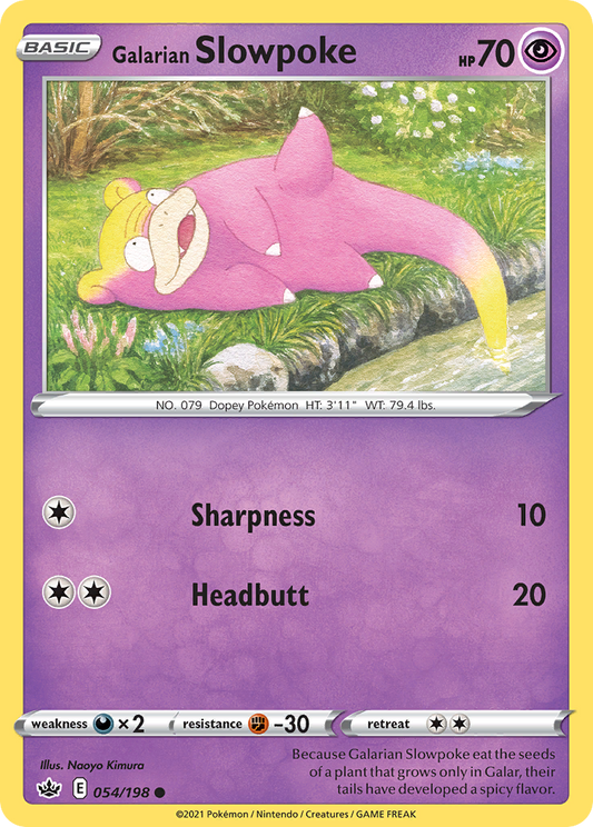 Galarian Slowpoke – Chilling Reign