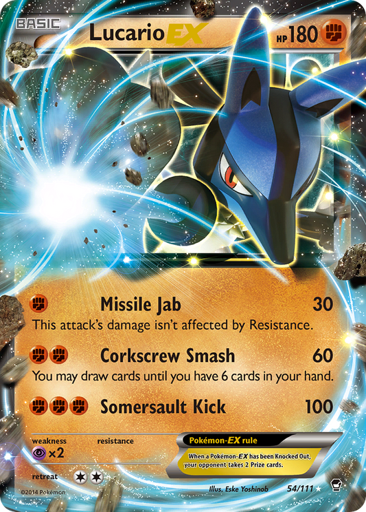 Lucario-EX – Furious Fists