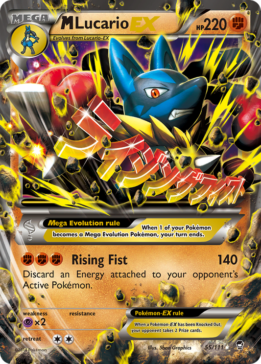 M Lucario-EX – Furious Fists
