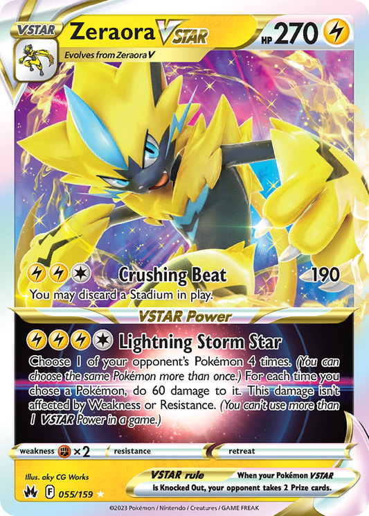 Zeraora VSTAR – Crown Zenith