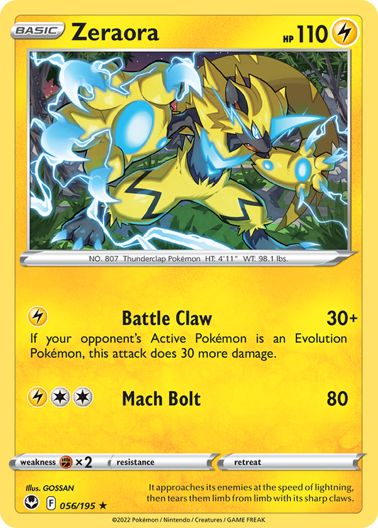 Zeraora – Silver Tempest