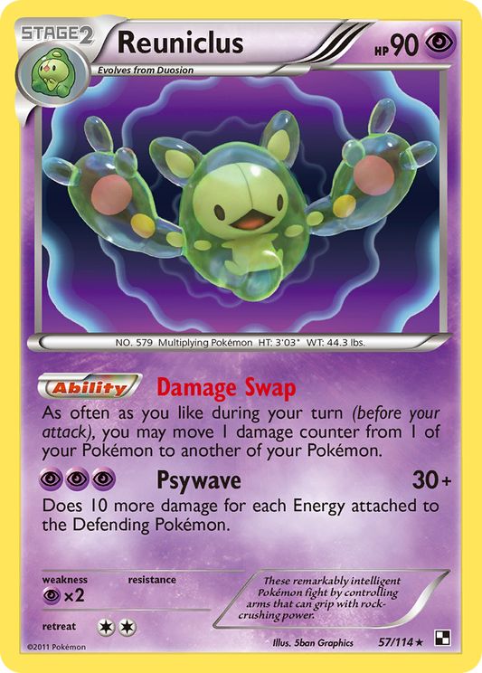 Reuniclus – Black & White