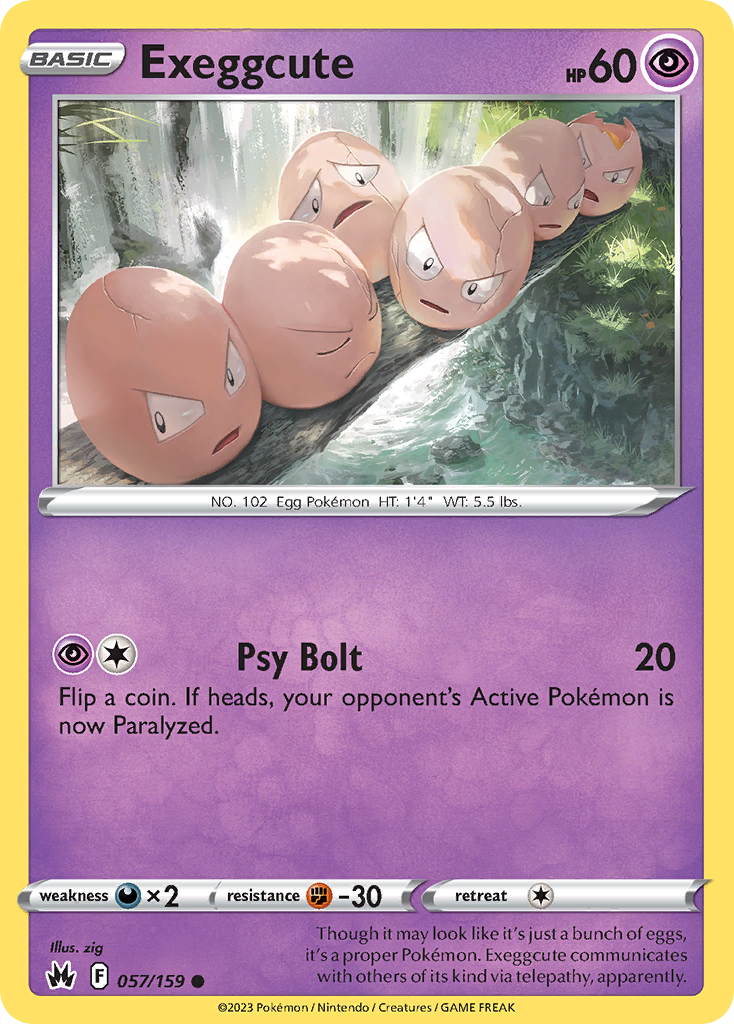 Exeggcute – Crown Zenith