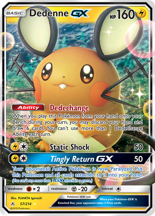 Dedenne-GX – Unbroken Bonds