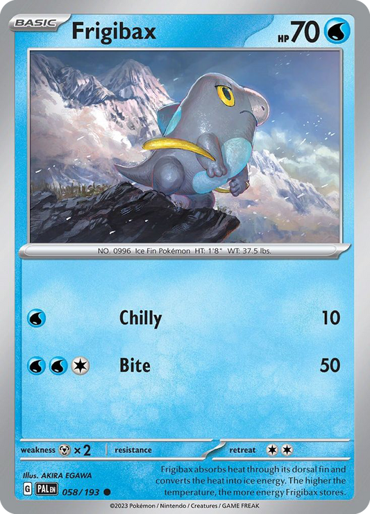 Frigibax – Paldea Evolved