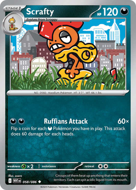 Scrafty – White Flare