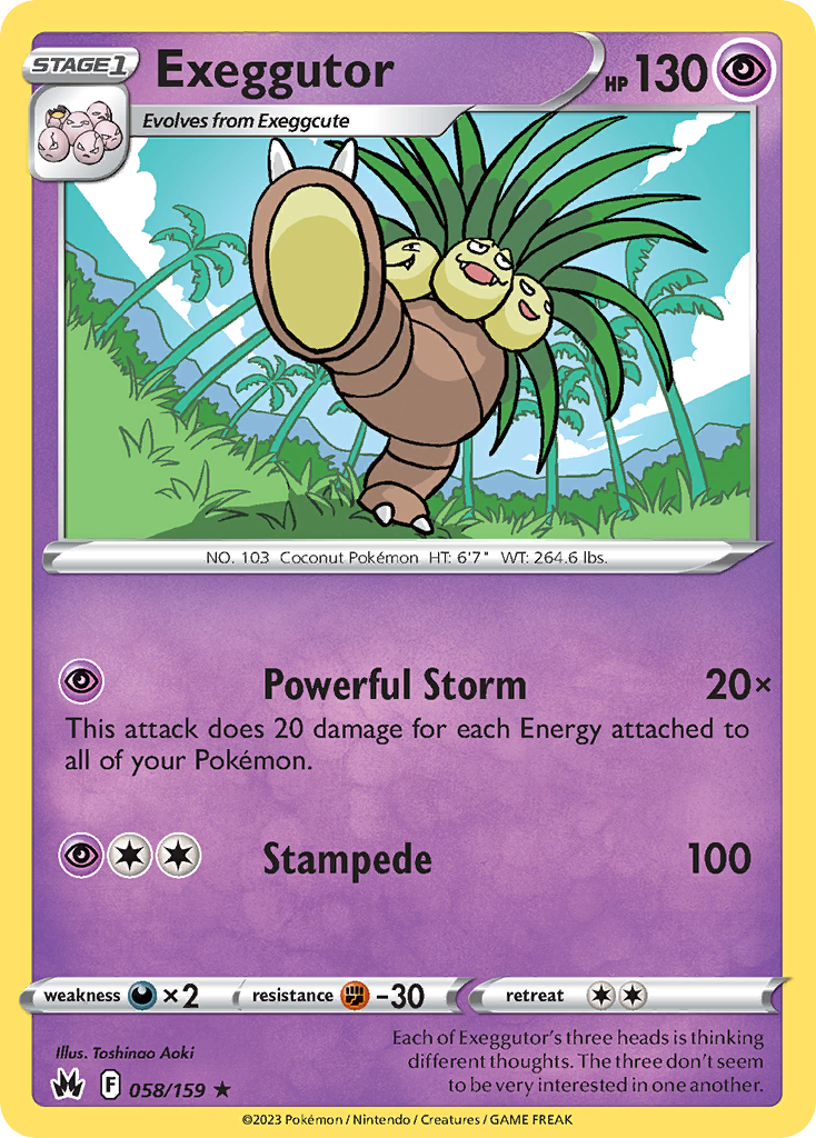 Exeggutor – Crown Zenith