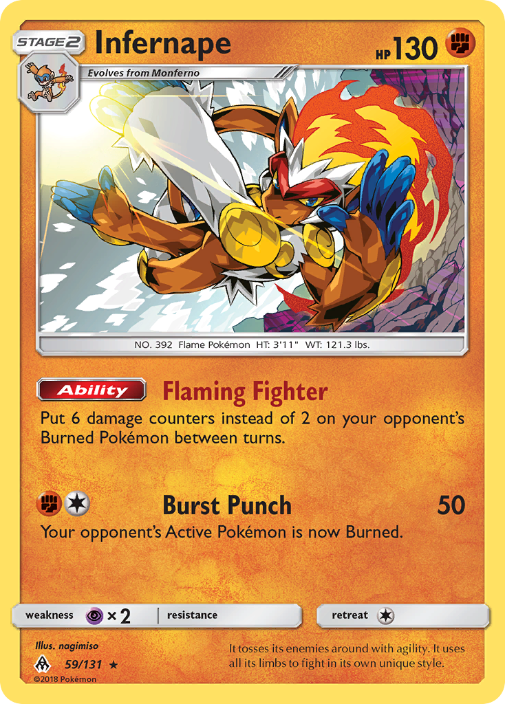 Infernape – Forbidden Light