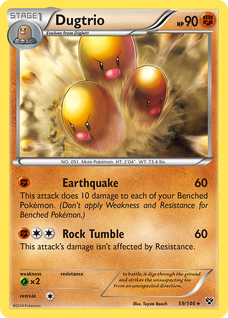 Dugtrio – XY