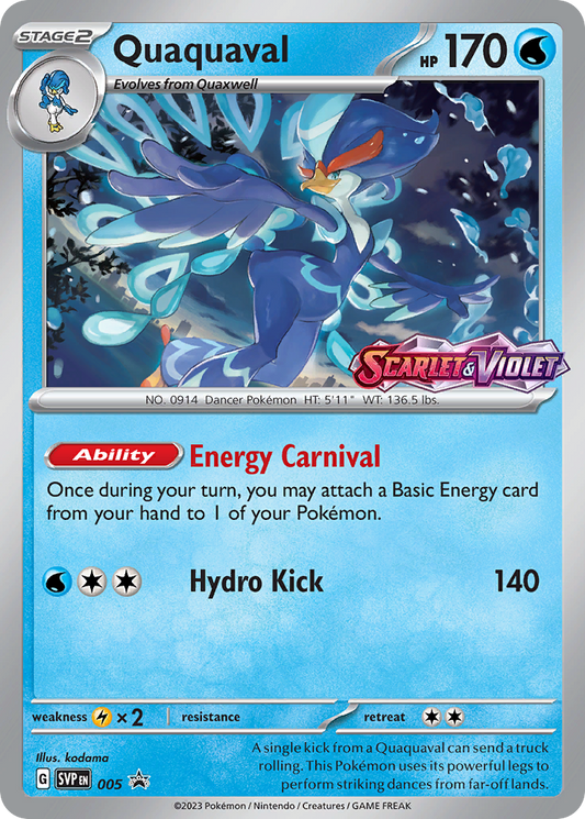 Quaquaval – Scarlet & Violet Black Star Promos