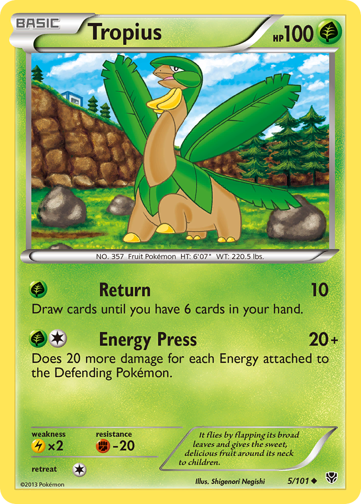Tropius – Plasma Blast