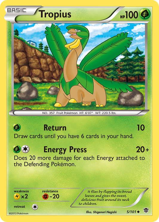 Tropius – Plasma Blast