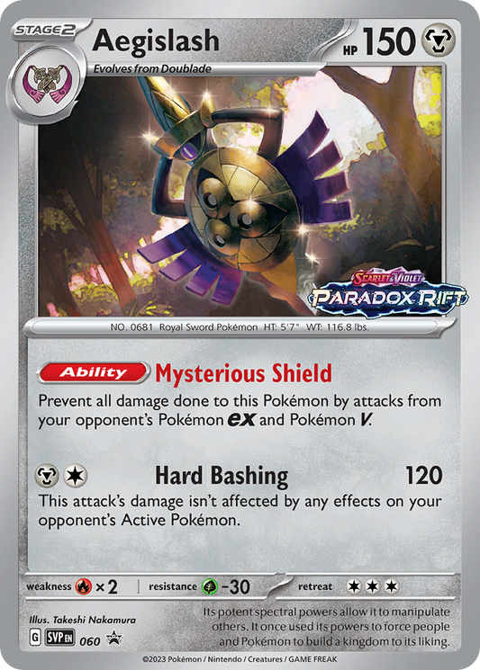 Aegislash – Scarlet & Violet Black Star Promos