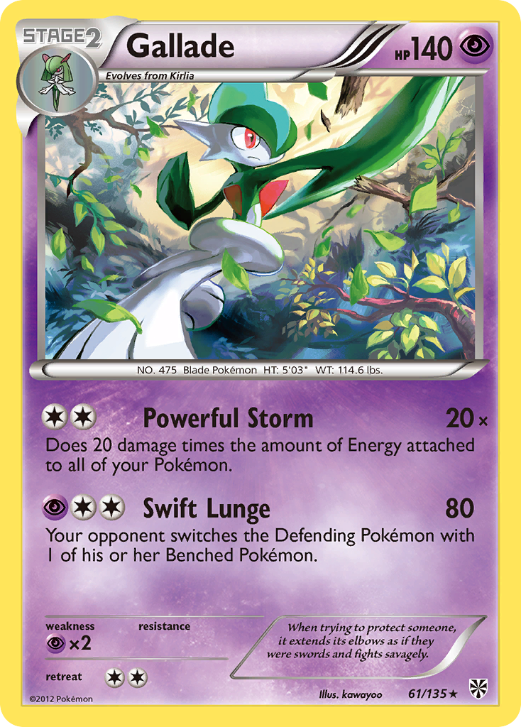 Gallade – Plasma Storm