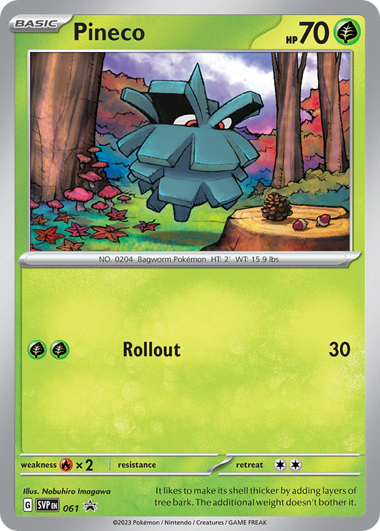 Pineco – Scarlet & Violet Black Star Promos