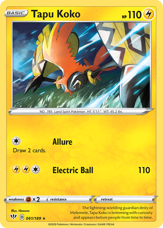 Tapu Koko – Darkness Ablaze