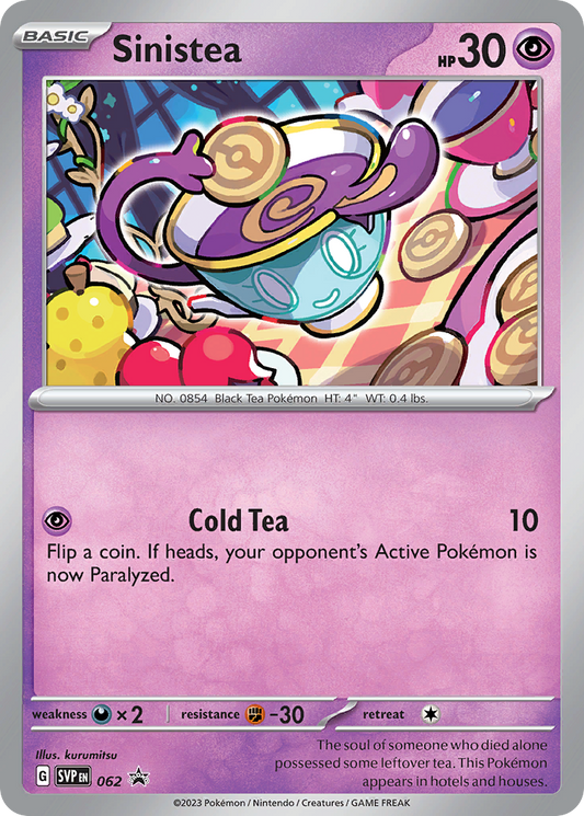 Sinistea – Scarlet & Violet Black Star Promos