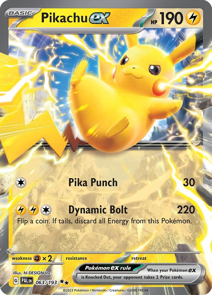 Pikachu ex – Paldea Evolved