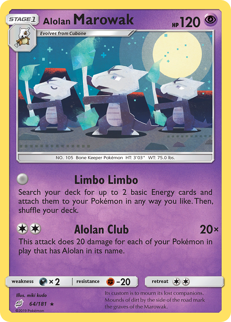 Alolan Marowak – Team Up