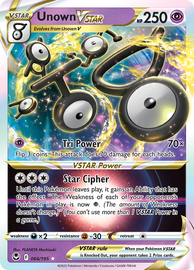Unown VSTAR – Silver Tempest