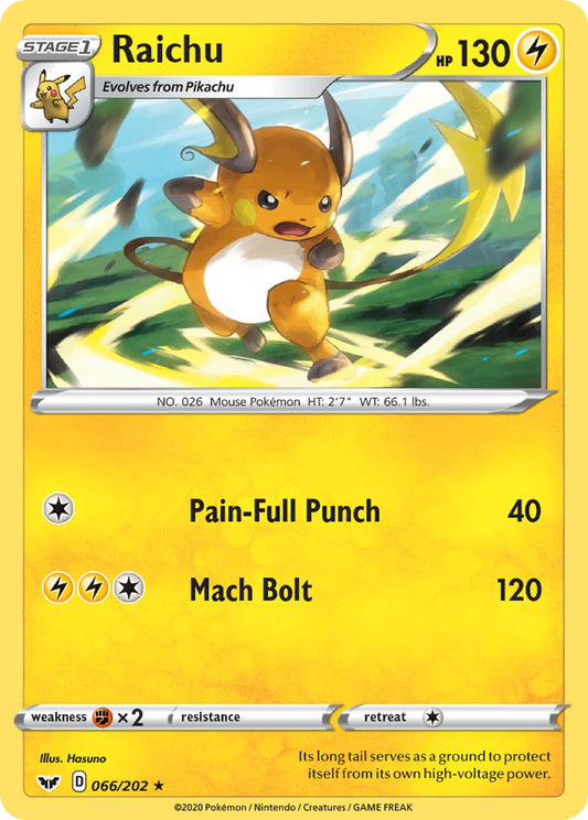 Raichu – Sword & Shield