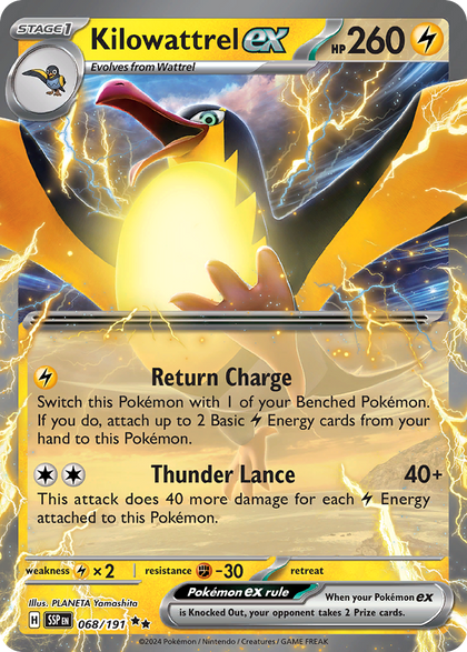 Kilowattrel ex – Surging Sparks