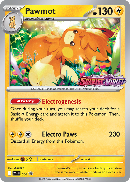 Pawmot – Scarlet & Violet Black Star Promos