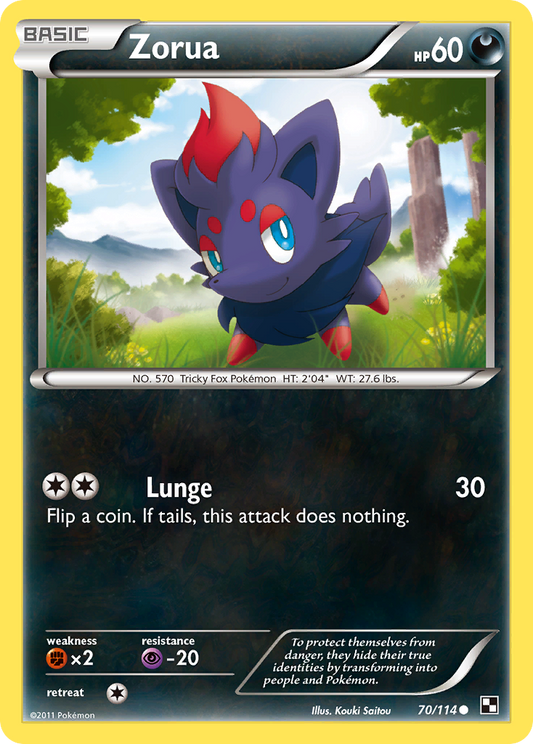 Zorua – Black & White
