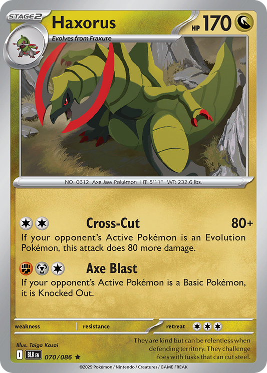 Haxorus – Black Bolt