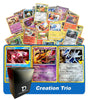 Creation Trio TCG Random Assortment Bundle || Guaranteed Creation Trio + 6 Holographic Cards + 6 High HP Cards + Dan123yal Deck Box