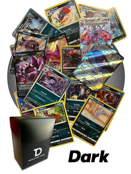 Dark Type TCG Random Assortment Bundle || Guaranteed Ultra Rare + 30 Random Cards + Dan123yal Deck Box