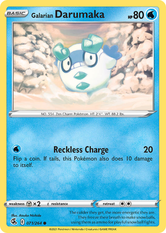 Galarian Darumaka – Fusion Strike