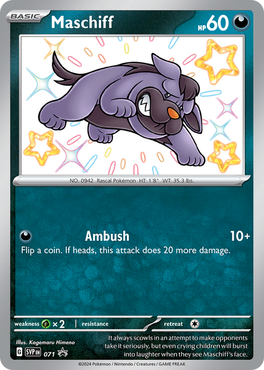 Maschiff – Scarlet & Violet Black Star Promos