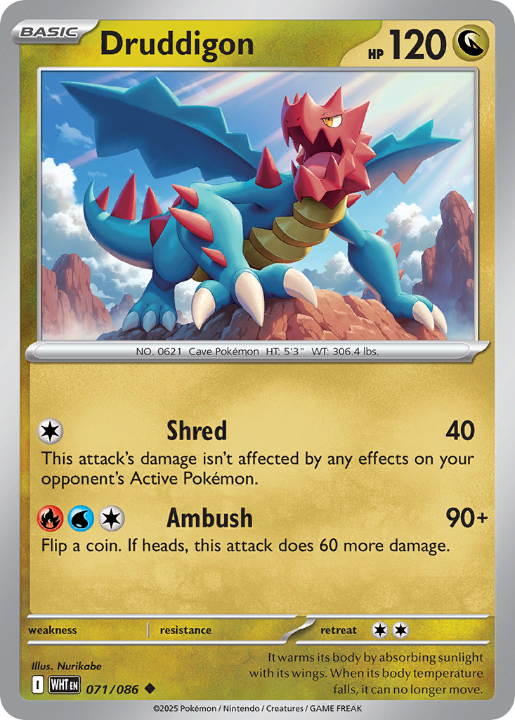 Druddigon – White Flare
