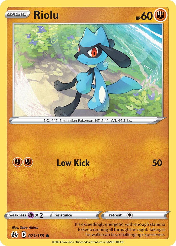 Riolu – Crown Zenith