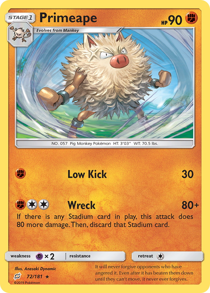 Primeape – Team Up