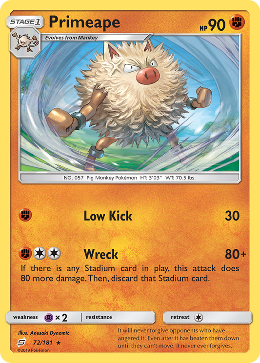 Primeape – Team Up
