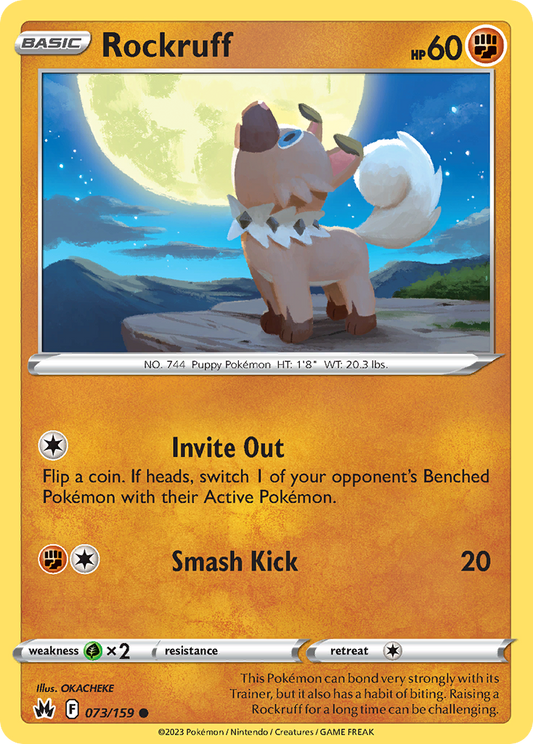 Rockruff – Crown Zenith