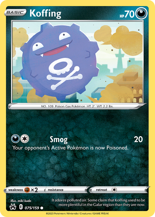 Koffing – Crown Zenith